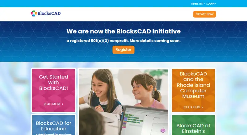 BlocksCAD's own site
