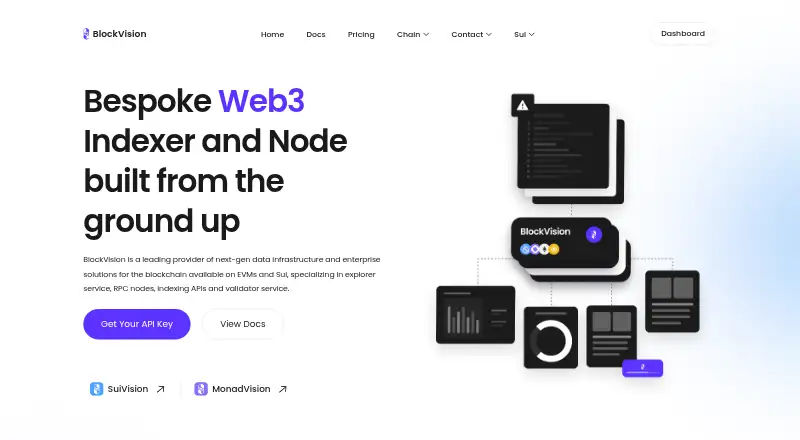 BlockVision's own site