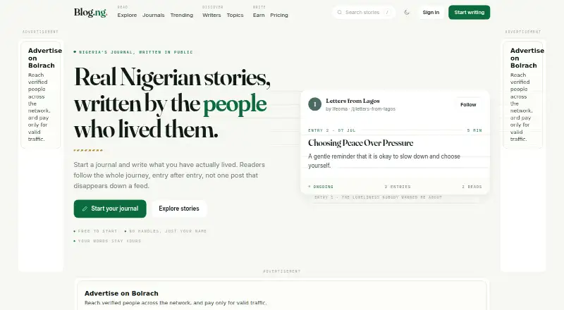 Blog.ng's own site