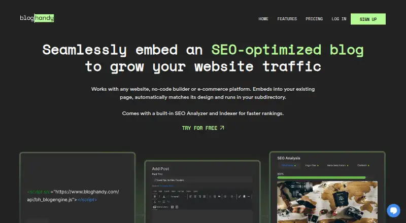 BlogHandy's own site