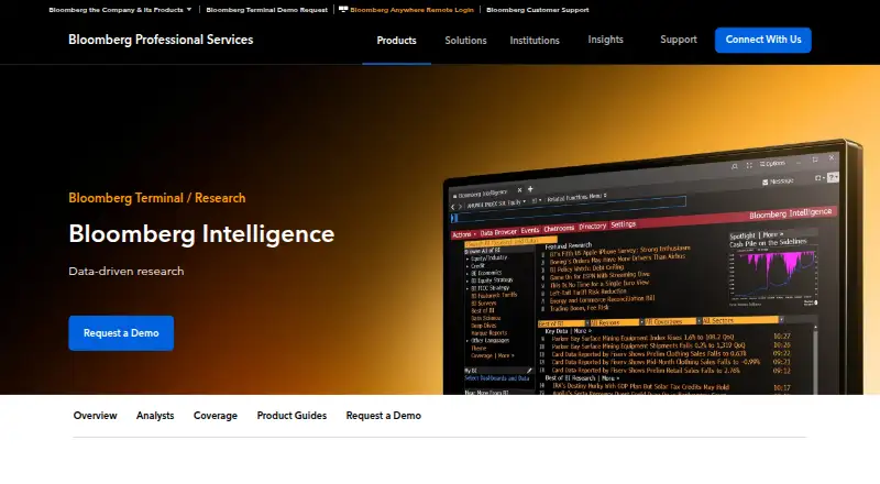 Bloomberg Intelligence's own site