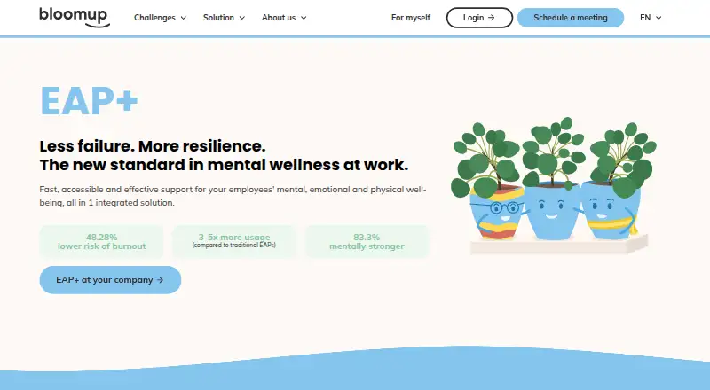 BloomUp EAP+'s own site