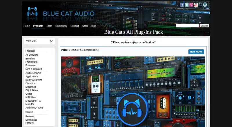 Blue Cat's All Plug-Ins Pack's own site