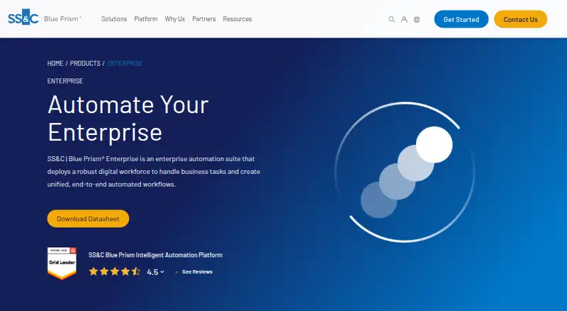 SS&C Blue Prism Enterprise's own site