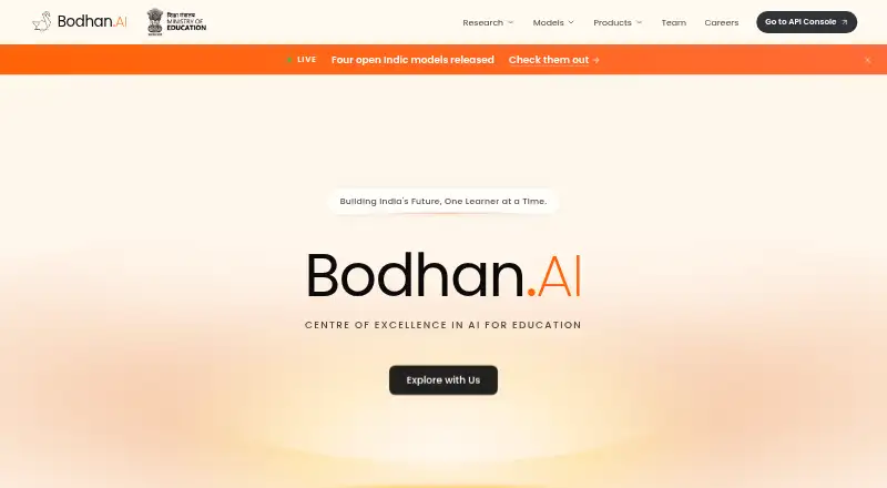 Bodhan AI's own site