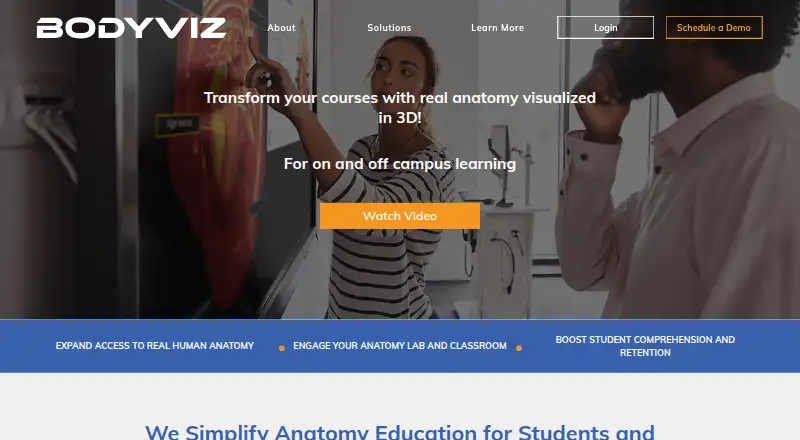 BodyViz's own site