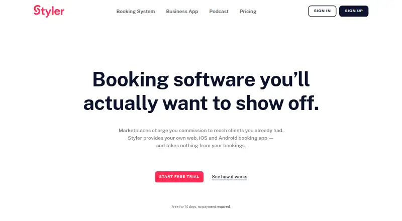 Styler's own site