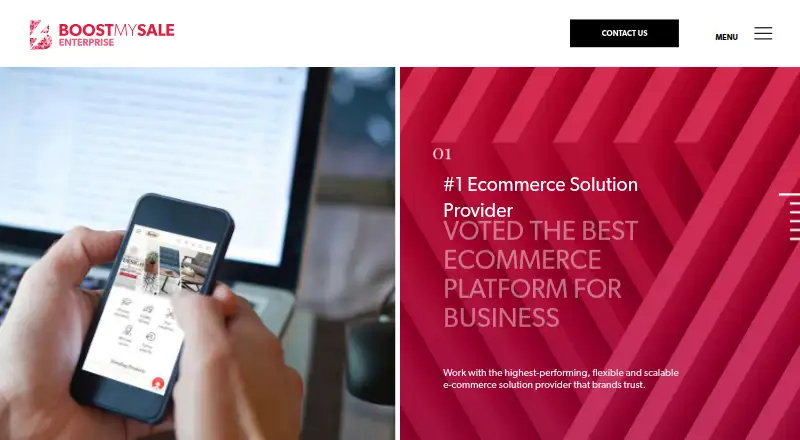 BoostMySale's own site