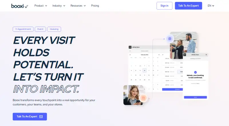 Booxi's own site