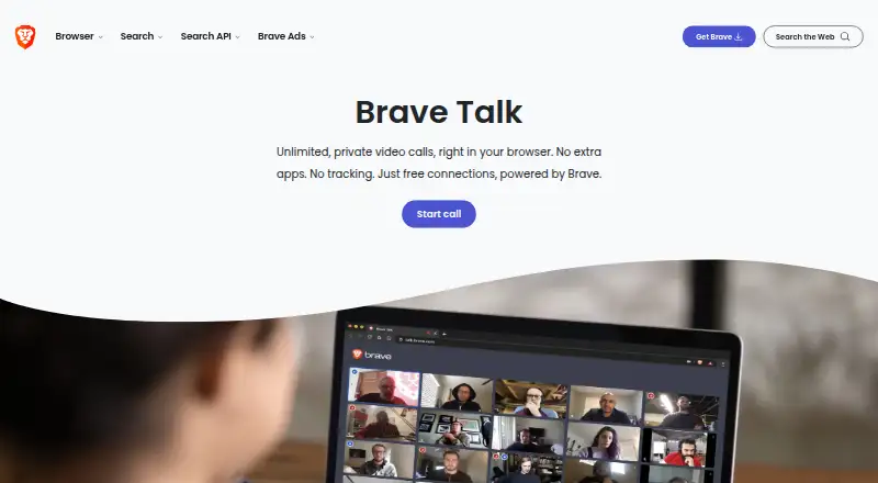 Brave Talk's own site
