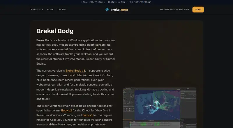Brekel Body's own site
