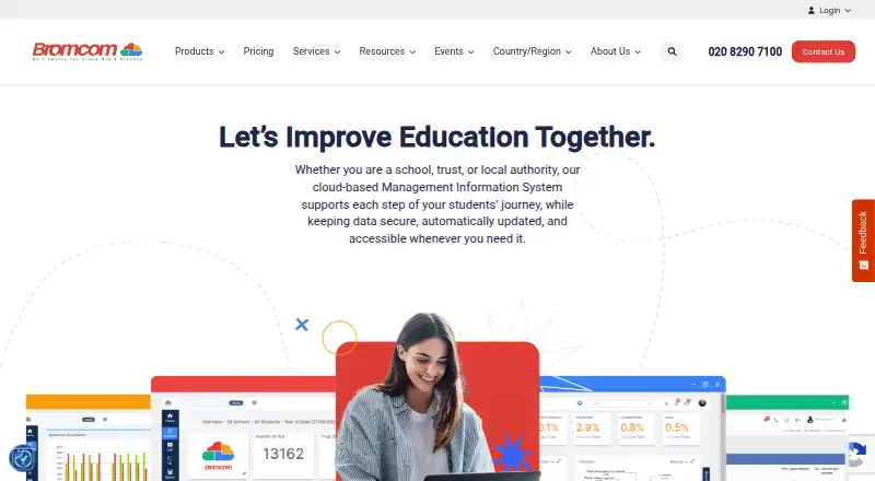Bromcom MIS's own site