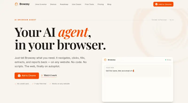 Browzey's own site
