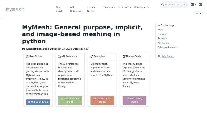 mymesh's own site