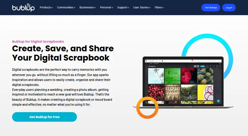 Bublup Scrapbook's own site