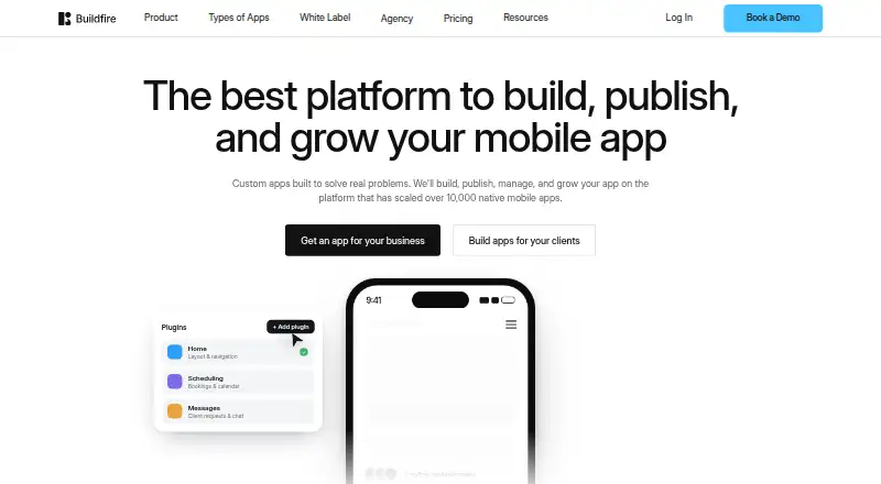 BuildFire's own site