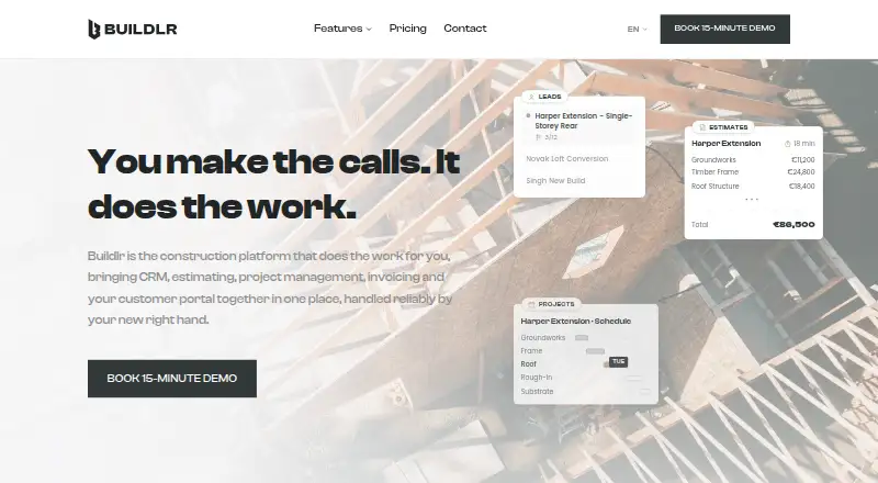 Buildlr's own site