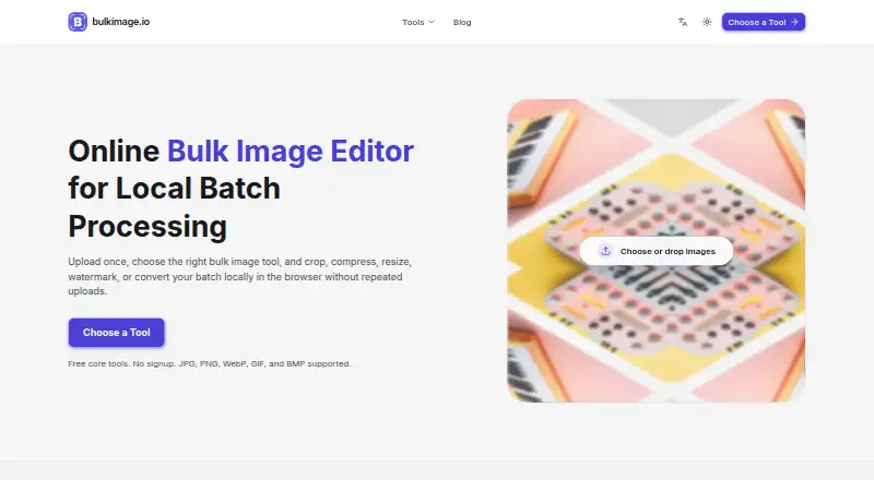 bulkimage.io's own site