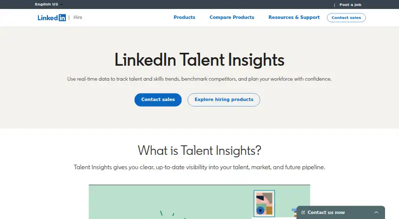 LinkedIn Talent Insights's own site
