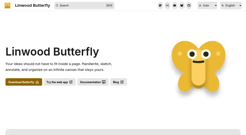 Linwood Butterfly's own site