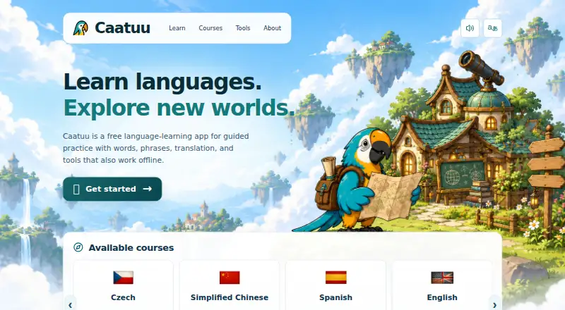 Caatuu's own site