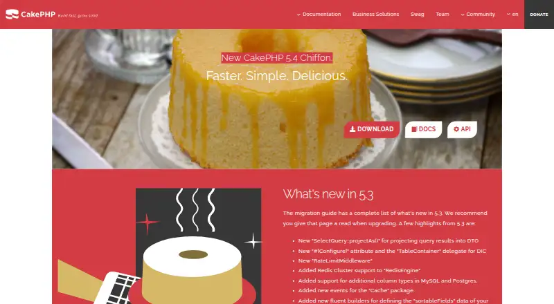 CakePHP's own site
