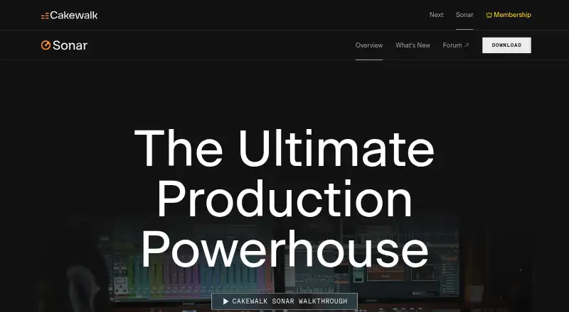 Cakewalk Sonar's own site