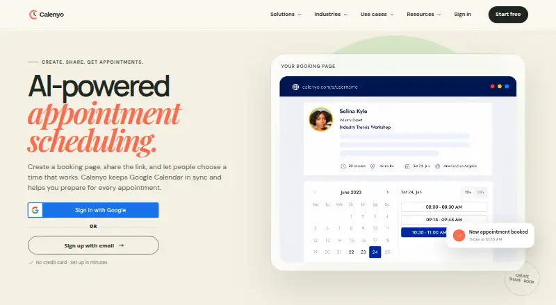 Calenyo's own site