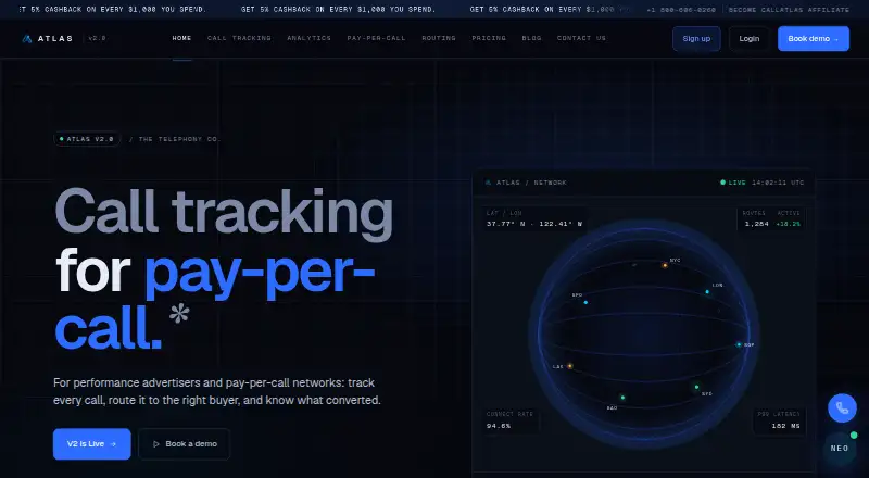 CallAtlas's own site