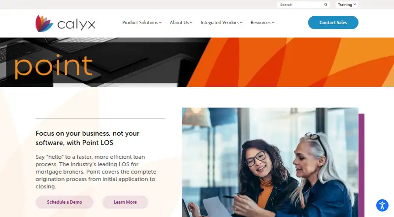 Calyx Point's own site