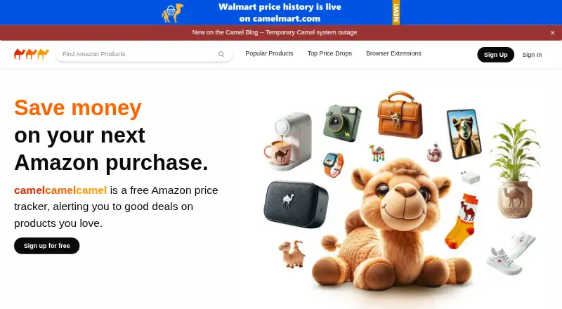 CamelCamelCamel's own site