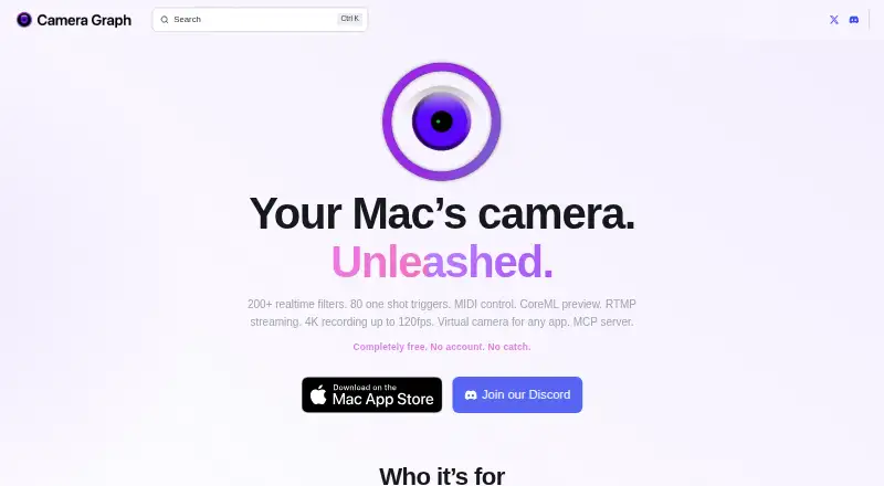 Camera Graph's own site