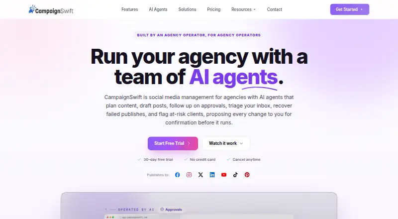 CampaignSwift's own site