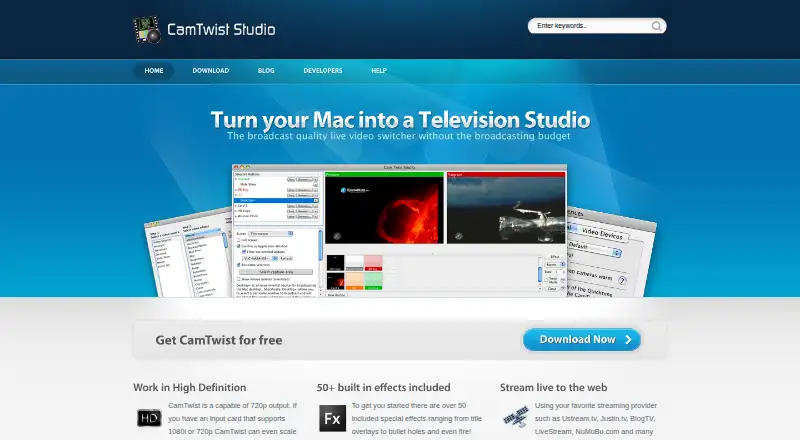 CamTwist's own site