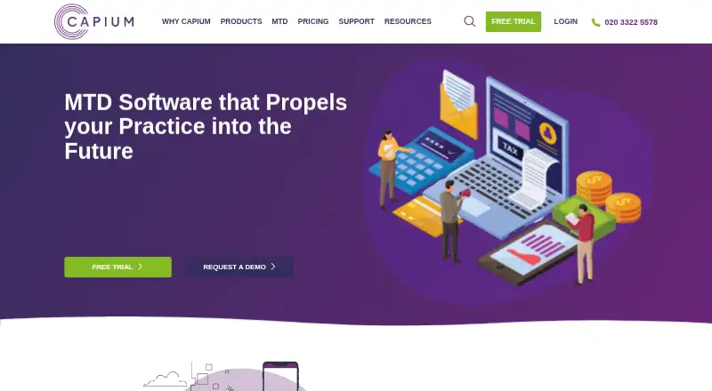 Capium MTD's own site