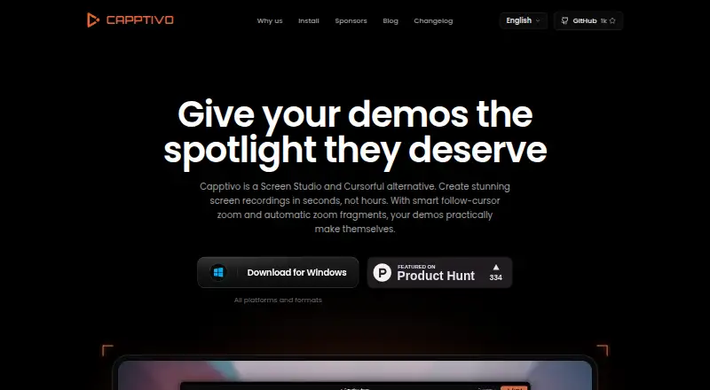 Capptivo's own site