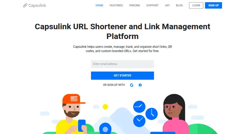 Capsulink's own site
