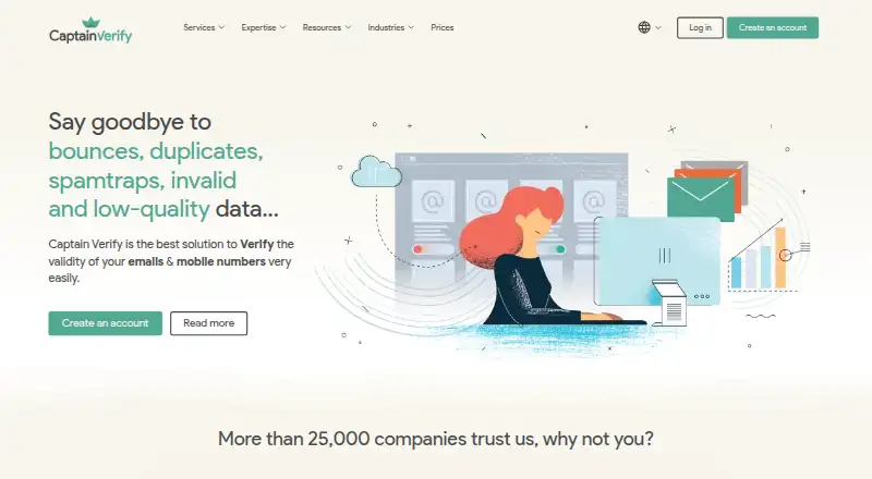 CaptainVerify's own site
