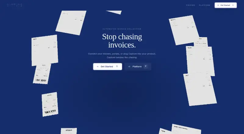 Capture's own site