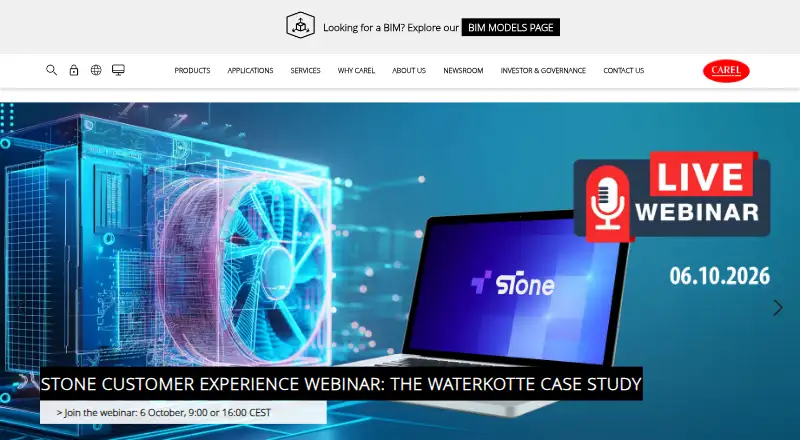 CAREL boss's own site