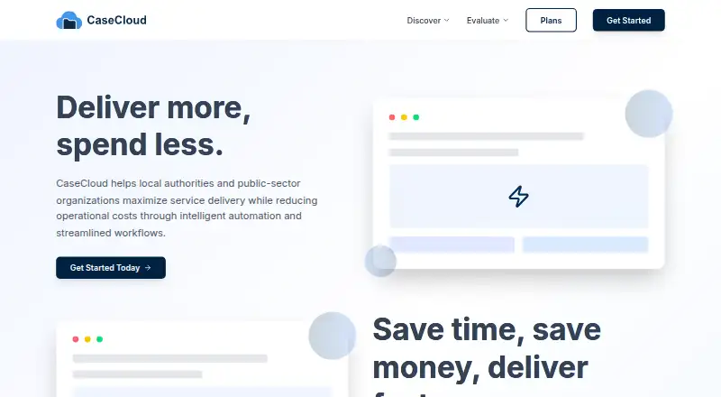 CaseCloud's own site