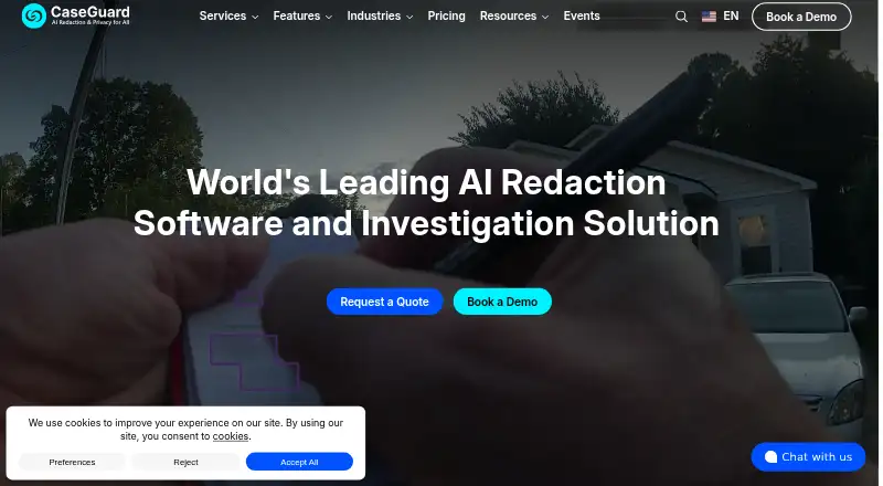 CaseGuard's own site