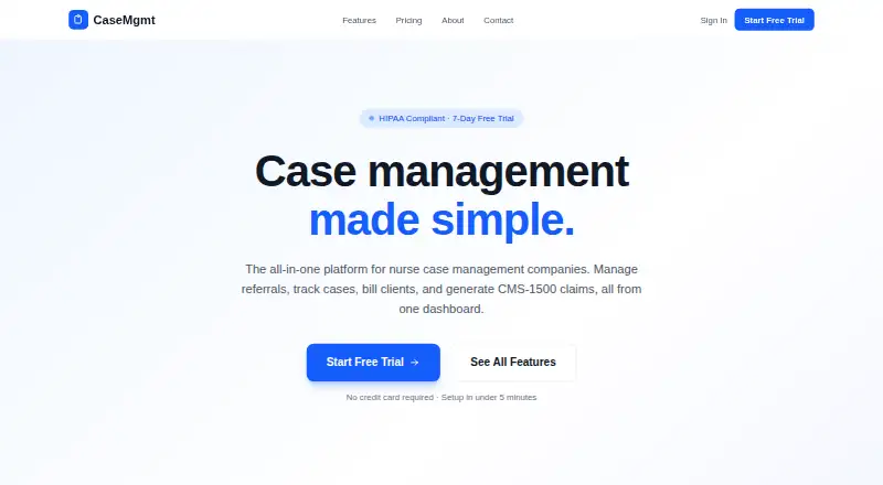 CaseMgmt's own site