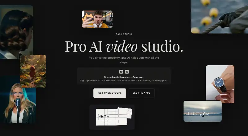 Cask Studio's own site