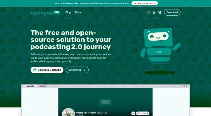 Castopod's own site