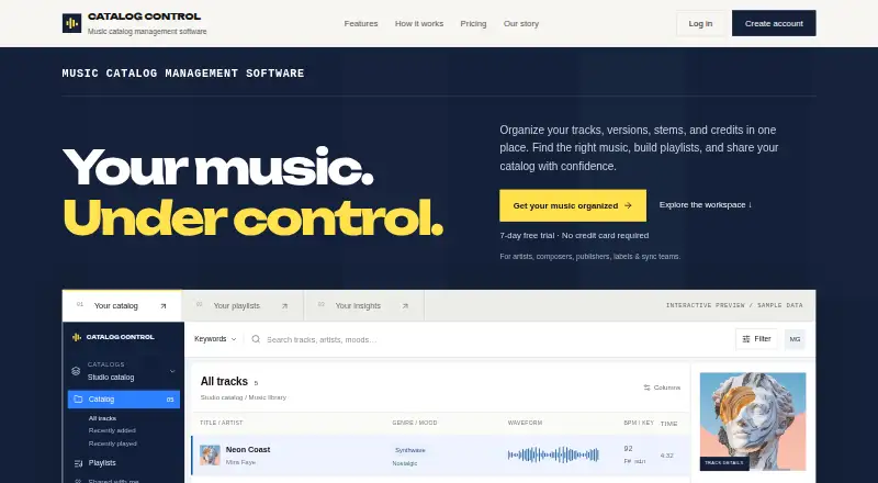 Catalog Control's own site