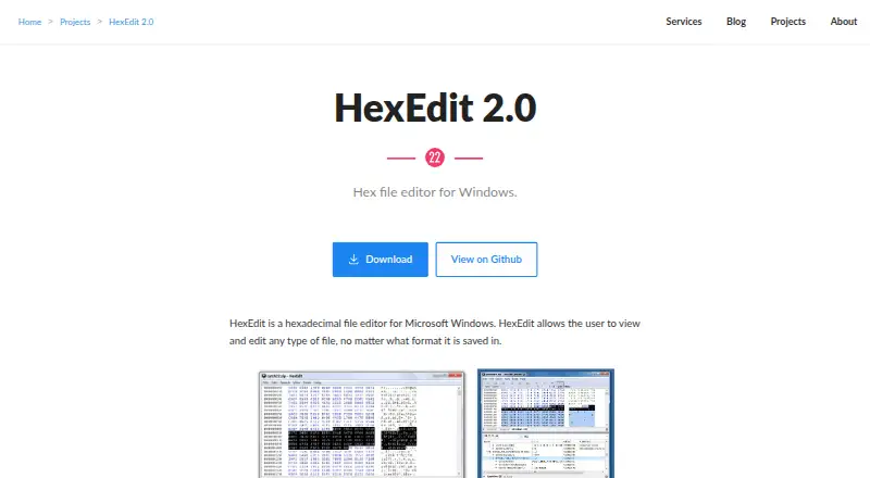 Catch22 HexEdit's own site