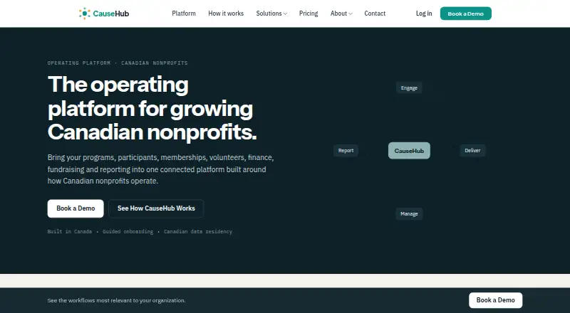 CauseHub's own site