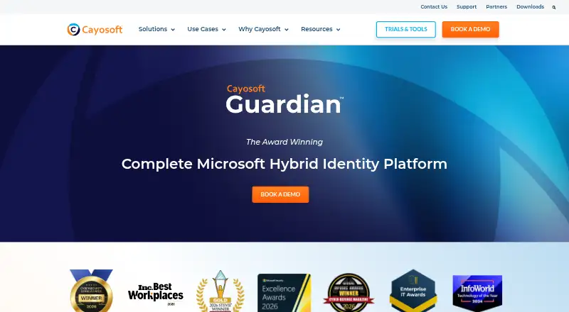 Cayosoft Guardian's own site