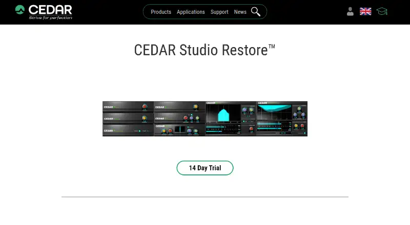 CEDAR Studio Restore's own site